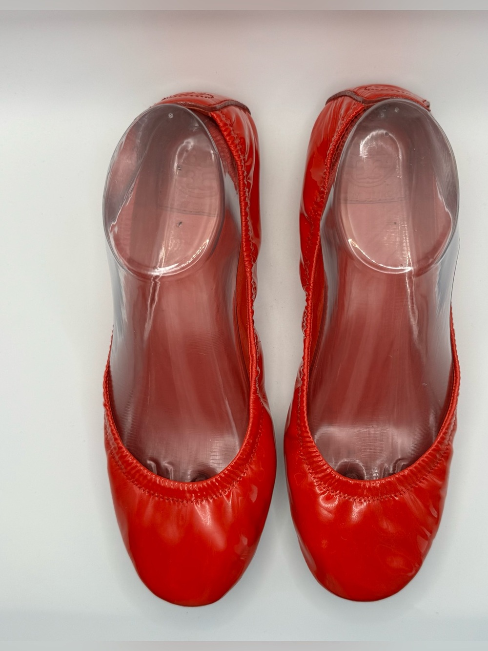 Tory Burch Eddie Red Patent Leather Ballet Flats Women’s Size 8